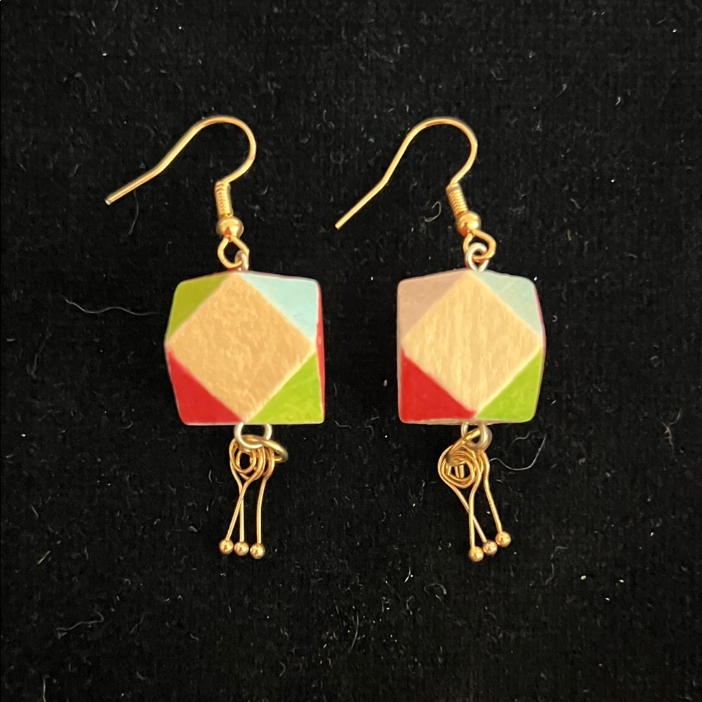 Colorful Geometric Earrings